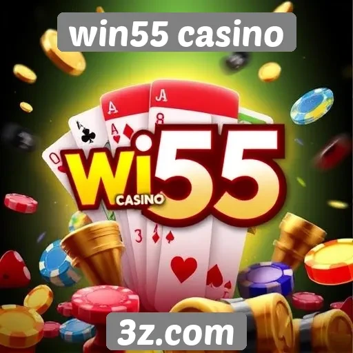 Diversidade de jogos disponíveis no win55 casino